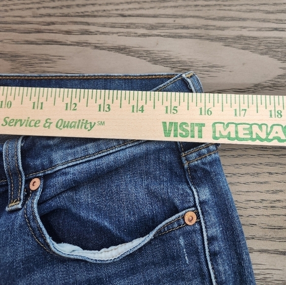 Levi's 515 Boot Cut Jeans Womens 10 Long  Blue Medium Wash - Picture 6 of 10